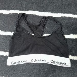 Black Calvin Klein Bra Size Small